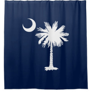 South Carolina Flag Duschvorhang