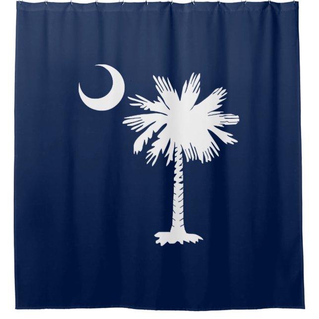 South Carolina Flag Duschvorhang (Vorderseite)