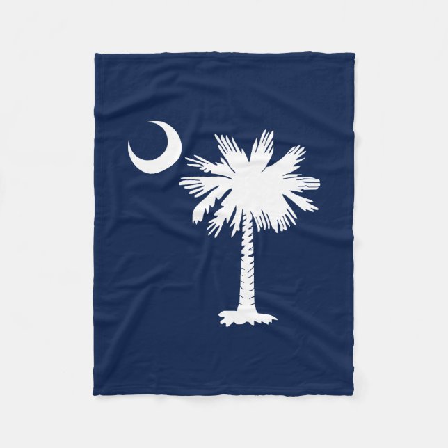 South Carolina Flag Fleecedecke (Vorderseite)