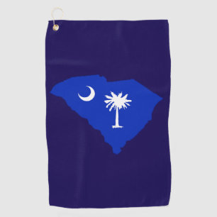South Carolina Flag Golf Tower Golfhandtuch