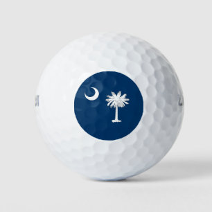 South Carolina Flag Golfball