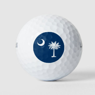 South Carolina Flag Golfball