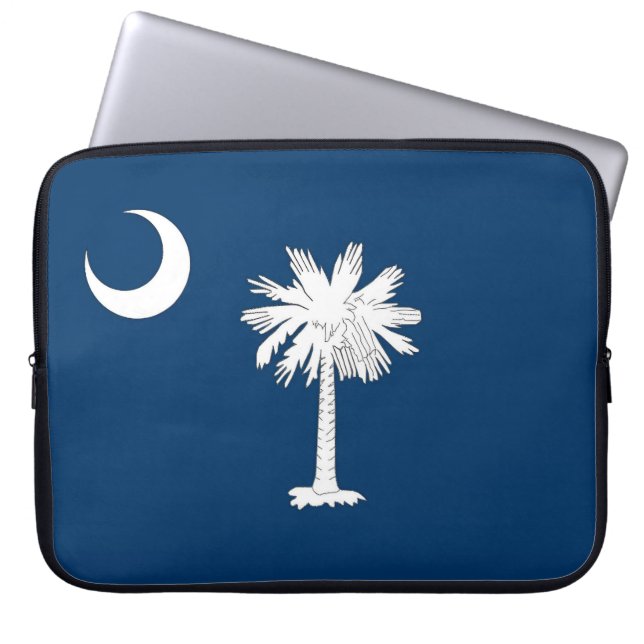 South Carolina Flag Laptopschutzhülle (Vorderseite)