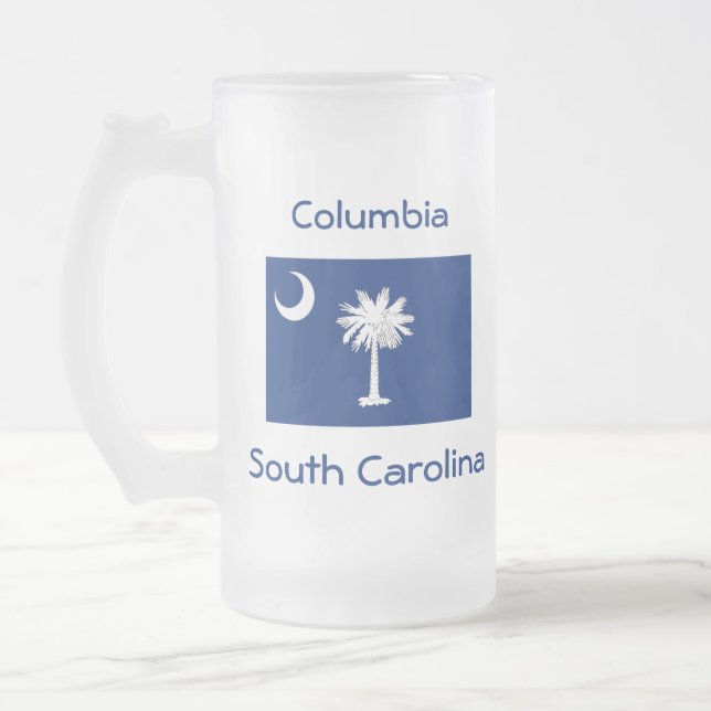 South Carolina Flag Map City Tasse (Links)