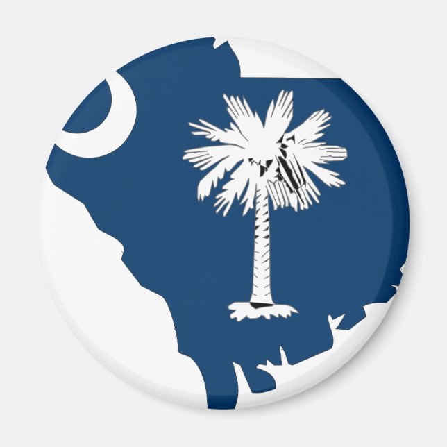 South Carolina Flag Map Magnet (Vorne)