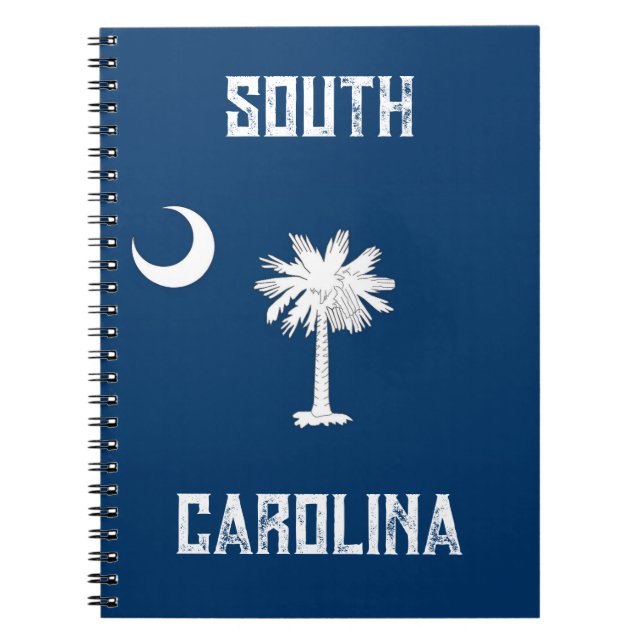 South Carolina Flag Notebook Notizblock (Vorderseite)