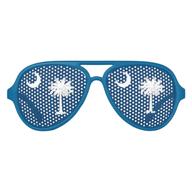 South Carolina Flag Partybrille (Vorderseite)