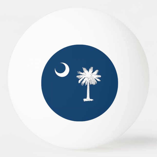 South Carolina Flag Ping Pong Ball Tischtennisball (Vorderseite)