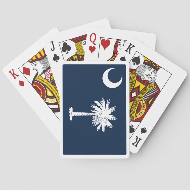 South Carolina Flag Playing Cards Spielkarten (Rückseite)