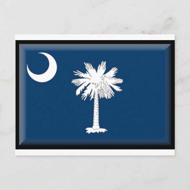 South Carolina Flag Postkarte (Vorderseite)