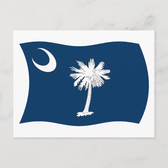 South Carolina Flag Postkarte (Vorderseite)