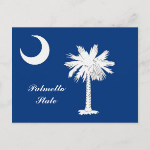 South Carolina Flag Postkarte