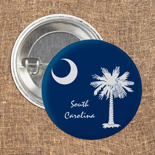 South Carolina Flag & S Carolina Staat USA/sports Button (Von Creator hochgeladen)