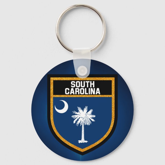 South Carolina Flag Schlüsselanhänger (Vorderseite)