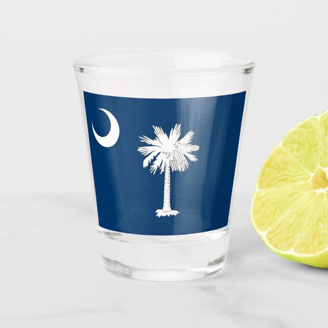 South Carolina Flag Schnapsglas (Vorderseite)