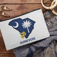 South Carolina Flag Staat Blume Gelbe Jessamin