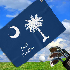 South Carolina Flag & Staat USA Golf / Sportfans Golfhandtuch