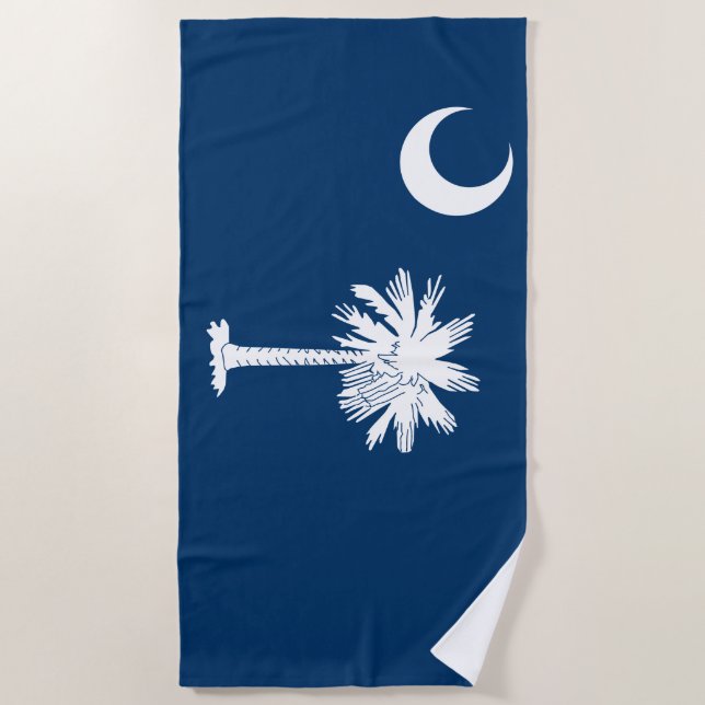 South Carolina Flag Strandtuch (Vorderseite)