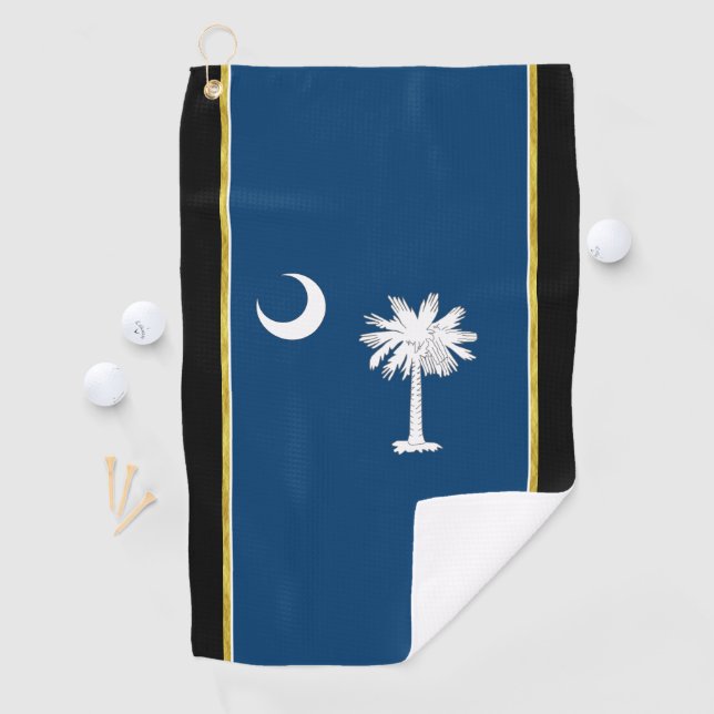 South-Carolina-Flagge Golfhandtuch (Insitu)