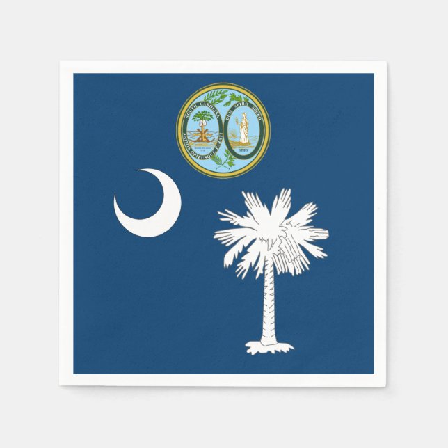South Carolina-Flagge Serviette (Vorderseite)