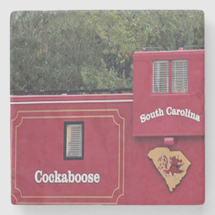 South Carolina Gamecocks Cockaboose Untersetzer. Steinuntersetzer