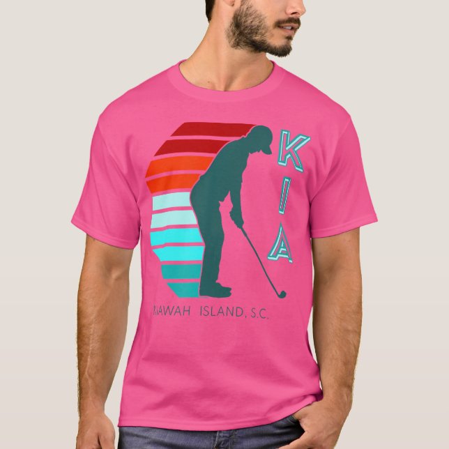 South Carolina Golfing Pro Beach Kiawah Island Gol T-Shirt (Vorderseite)