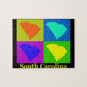 South Carolina Karte Puzzle