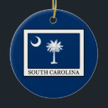 South Carolina Keramik Ornament<br><div class="desc">South Carolina</div>