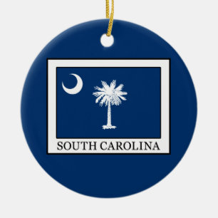 South Carolina Keramik Ornament