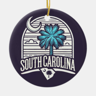 South Carolina Keramik Ornament