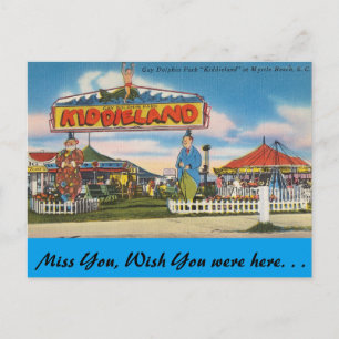 South Carolina, Kiddieland, Myrtle Beach Postkarte