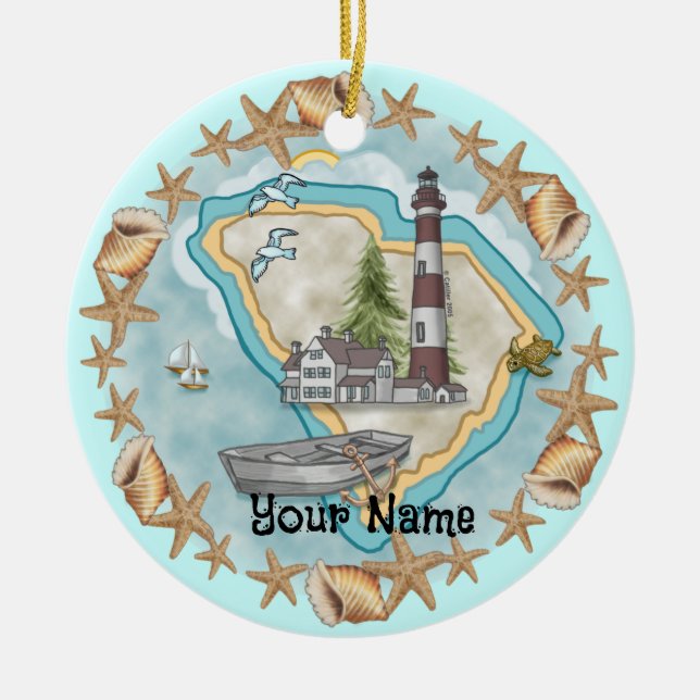 South Carolina Leuchtturm Ornament (Vorne)