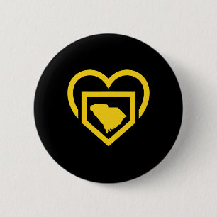 South Carolina Mädchen Fastpitch Softll Tochter Ho Button