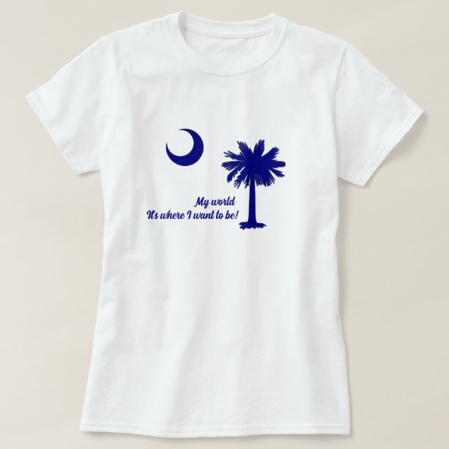 South Carolina - My World T-Shirt (Design vorne)