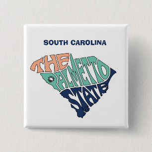 South Carolina Nickname Kunst und Kultur Button