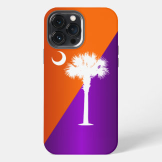 South Carolina Orange & Lila iPhone 13 Pro Max Hülle