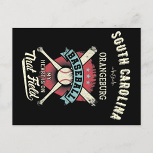 South Carolina Orangeburg Baseball Postkarte