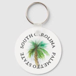 South Carolina Palmetto Staat Schlüsselkette Schlüsselanhänger