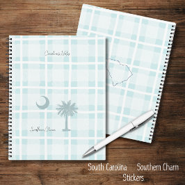 South Carolina Palmetto Staat Spiral Notebook Notizbuch