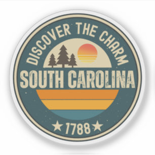 South Carolina - Palmetto State Geschenk Aufkleber