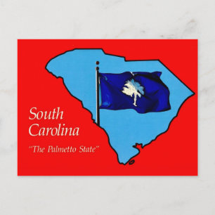 South Carolina - Palmetto State Postkarte
