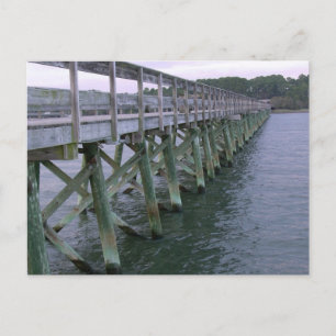 South Carolina Pier Postkarte