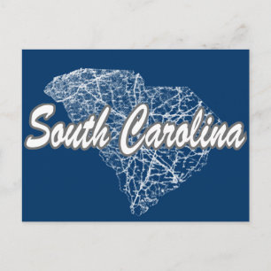 South Carolina Postkarte