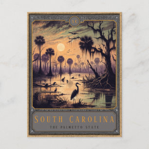 South Carolina   Postkarte Gothic Art