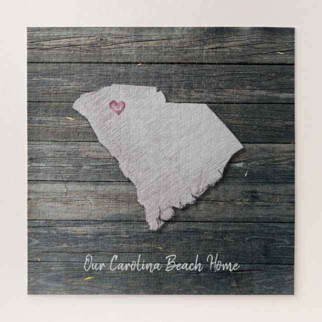 South Carolina Rustikales Staats-Puzzle Puzzle (Vertikal)