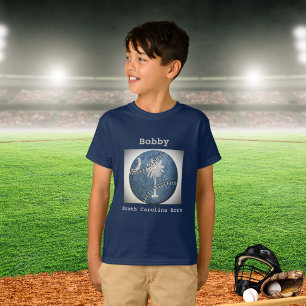 South Carolina SC Geboren Sports Baseball Kinder T-Shirt