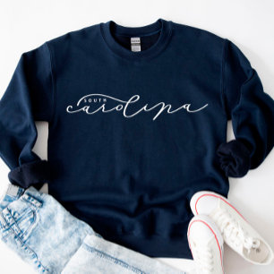 South Carolina Script Staat Frauen Sweatshirt