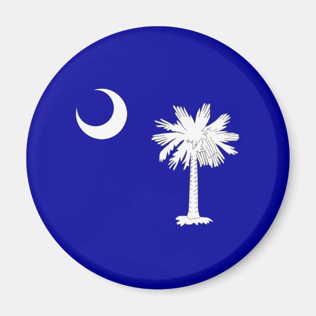 South_Carolina_Staat_flag Magnet (Vorne)