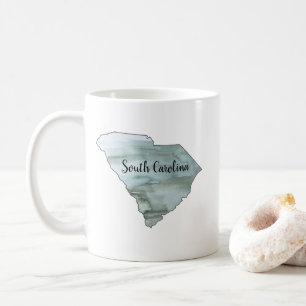 South Carolina Staat Illustration Kaffeetasse