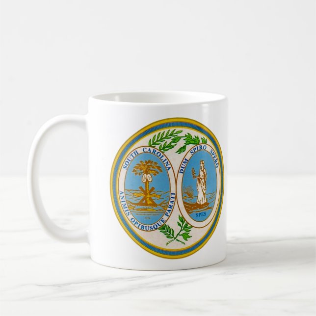 South Carolina Staat Siegel Tasse (Links)